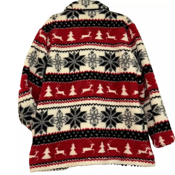 Coldwater Creek Nordic Sherpa Jacket size XL NWT - Picture 4 of 8